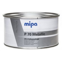 MIPA, Шпатлевка с ал. нап. P 70 Metallic PE-Fullspachtel, 975 г + 25 г