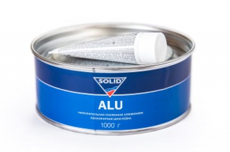 SOLID, Шпатлевка с отвердителем ALU, 1 кг