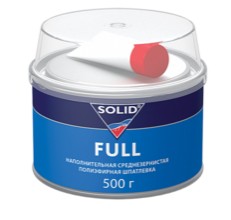 SOLID, Шпатлевка универсальная с отвердителем FULL, 0,5 кг