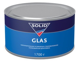 SOLID, Шпатлевка с отвердителем GLAS, 1,7 кг