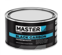 MASTER, Шпатлевка полиэф. с углевол. BLACK CARBON, 1 л + 10%