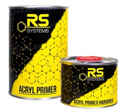 RS SYSTEM, Грунт акрил. ACRYL FILLER HB HS 4+1 чёрный, 0,8 л + 0,2 л