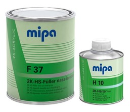 MIPA, Грунт полиур. 5:1 мокрый-по-мокрому F37 2K HS, 1 л + 0,25 л