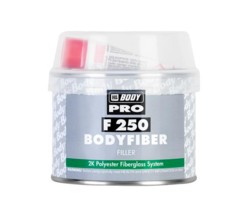 BODY, Шпатлевка со стекловолокном F 250, Body Fiber, 730 г + 20 г