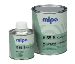 MIPA, Шпатлевка эпокс. с отв. (напыл.+ под кисть) E65S 2K-EP, 1,5 кг