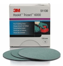 3M, Абразив круг на вспененной основе Trizact Р6000, 1 шт.